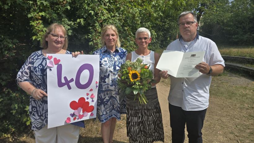 40. Dienstjubiläum Frau Sommer